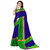 Indianbeauty Embellished Fashion Cotton Silk Saree  (Blue)