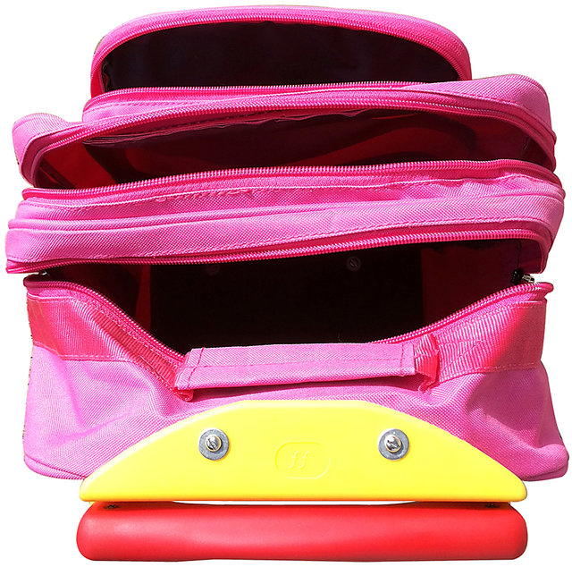 Buy Butterfly Waterproof Princess Barbie Pink 15 inch School Trolley  Backpack Online @ ₹1099 from ShopClues