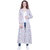 The Kalashop Cotton Cambric Full Length Front Open Floral Block Printed Shrug Jacket For Women