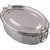 Kuber Industries Stainless Steel Rectangular Shape Lunch Box | School Lunch Box Set of 1 Pc (Regular Size) Code-STLN05