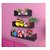Onlineshoppee U Shape Floating Wall Shelves Set of 3 - Black