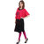 Angela Stylish pochu Pink color Rayon kurti for formal and semi formal time