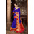 Leeps Prints Multicolor Bhagalpuri Foil Printed Saree With Blouse