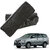 Auto Addict CV Designer Black Neck Leatherite Car Pillow Cushion Kit 2 Pcs for Toyota Innova