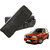 Auto Addict CV Designer Black Neck Leatherite Car Pillow Cushion Kit 2 Pcs for Maruti Suzuki Alto K10