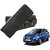 Auto Addict CV Designer Black Neck Leatherite Car Pillow Cushion Kit 2 Pcs for Maruti Suzuki S-Cross