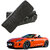 Auto Addict CV Designer Black Neck Leatherite Car Pillow Cushion Kit 2 Pcs for Jaguar F-TYPE