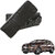 Auto Addict CV Designer Black Neck Leatherite Car Pillow Cushion Kit 2 Pcs for Audi Q7