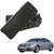 Auto Addict CV Designer Black Neck Leatherite Car Pillow Cushion Kit 2 Pcs for Audi A6