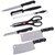 7 Piece Stainless Steel Kitchen Knife Set with Knife Scissor