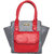 BELOVED Grey  Red Hand Bag BLHBGR001