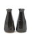 Clay Aesthetics Six Face Yellow Bud Vase - Set Of Two