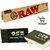 SCORIA King Size RAW CLASSIC Rolling Paper Pack Of 4 + 2 Rouch Book Pad (128 Leaves)