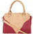 BELOVED Beige  Maroon Hand Bag BLHBBEM016