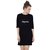 Despacito Printed Women's Cotton 3/4 Sleeves T-Shirt Dress