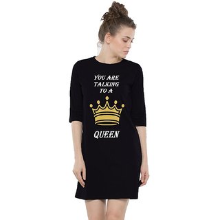 queen t shirt dress