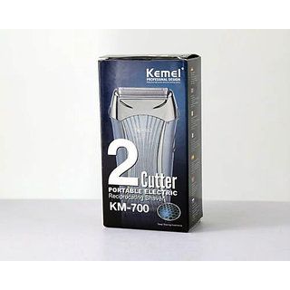 Kemei KM 700 Hair Shaver for Men Beard Trimmer, Battery Shaving Machine