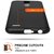 ECellStreet Protection Slim Flexible Soft Back Case Cover For LG K10 (2017) - Black