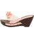 MSC Women Pink Synthetic Wedges