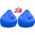 Styleco XL Bean Bag Without Beans  Buy1 Get1 (Blue)