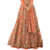 Salwar Soul Women's Designer Orange Color Long  Gown With Fany Work