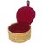 ADWITIYA Combo-Red Big Earring Tops Studs Case and Bangle Jewelry Storage Organizer Travel Friendly Gift Box