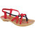 Zamper Women's Red Fashion Sandals Under 299 399 499 500
