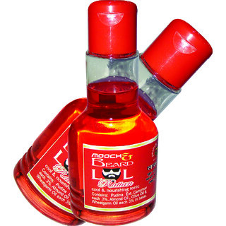 Mooch Beard Growth Lal Rattan Lal Herbal Cool Oil 60ML Pack of Two