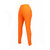 ANOMA Cotton Solid Orange Leggings For Women's