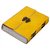 6x4 Inches Yellow Leather Diary Journal Notebook Handcrafted with a Metal Lock  Eco-friendly Pages