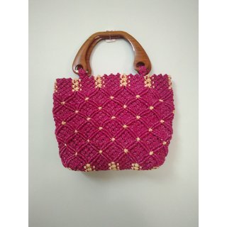 Handicrafts Multi Fabric Shoulder Bag Macrame Handbag Online Handicrafts Multi Fabric Shoulder Bag Macrame Handbag