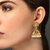 Asmitta Traditional Gold Plated Jhumki Earrings For Women