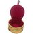 ADWITIYA Combo-Black Earring Tops Studs Case and Red Bangle Jewelry Storage Organizer Travel Friendly Gift Box