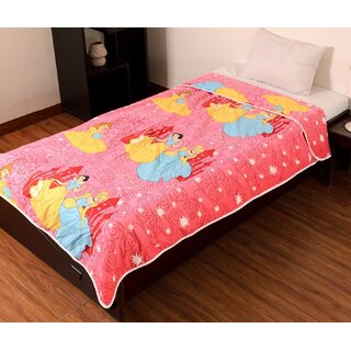 Buy Disney Princess Dohar Cartoon Single Dohar Multicolor (AC Blanket, Set  of 1 Blanket) Online @ ₹509 from ShopClues