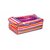 The Intellect Bazaar Waterproof Rexine Cosmetic Pouch Makeup Kits With Zip and 1 Side Pocket , Multicolor