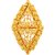 Asmitta Marquise Shape Gold Plated Finger Ring For Women