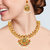 Asmitta Designer Peacock Gold Plated Necklace Set For Women