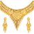 Asmitta Gold Plated Choker Necklace Set For Women
