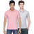 Ketex Men's Multicolor Polo T-shirt Pack of 2