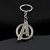 Avenger's stylish America A Logo Silver Keychain