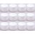 Comet Metal  Multipurpose Storage Container Set of 12 Pcs/pc 450 ml With White Finishing