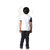 Kidopedia Boys Striped Cotton T Shirt (White, Pack of 1)