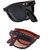 Austin Black And Brown Uv Protection Wayfarer Unisex Combo Sunglasses 