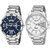 Skemi Analog Round Dial Men Watch / Fashionable Stainless Men Watch / Watches For Men Combo-049