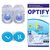 Optify Darkblue Monthly Color Contact Lens Zero Power