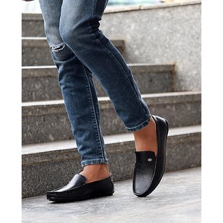 Evolite Black Stylish Loafers, Smart Casuals for Men and Boys