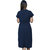 Badge Party Navy Blue Color, On Knee Length Dress for girl's and women's
