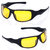 Pack of 3 Day  Night Vision Riding glasses Anti Scratch Coated driving glasses