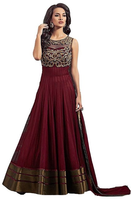 semi stitched dress material images