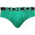 Solo Mens Rebel Cotton Ultra Soft Modern Low Waist Stretch Classic Brief Green Color